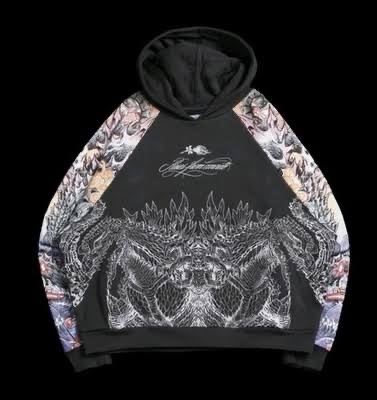 Monsters In Time Lex Double Layer Hoodi